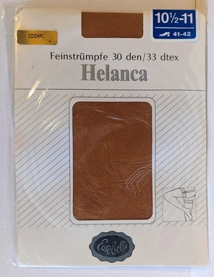 Eurobella Strapsstrümpfe Größe 10,5-11 seltene Farbe Cognac für Strumpfhalter - Bild 1 von 3