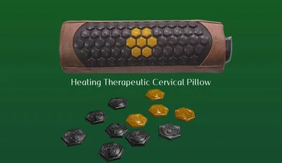 Far-infrared Tourmaline PEMF Heating Cervical Pillow - Image 1 of 4