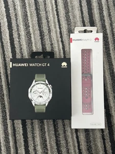 HUAWEI WATCH GT 4 46 mm Smart Watch Fitness Tracker Green Heart Rate Sleep - Picture 1 of 11