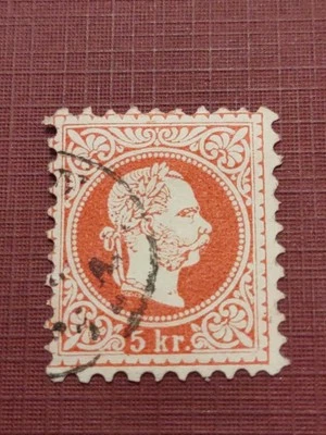 Austria stamps 1867-74,Sc#62.5Cr  Used.fine Printing(2103-5) - Image 1 of 2