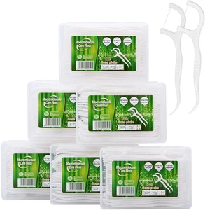 300 Stück Zahnseide Sticks Einwegzahnseide Dental Floss Zahnseidesticks mit Zahn - Bild 1 von 7
