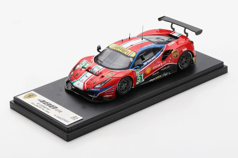 Ferrari 488 GTE #51 AF CORSE 2nd LMGTE 24h le mans 2020  1/43 LSLM106 LOOKSMART - Immagine 1 di 1
