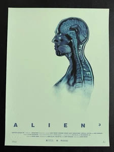 Alien 3 by Julian Rodriguez Art Print Signed & Limited to 50 Xenomorph 18x36 - Picture 1 of 4