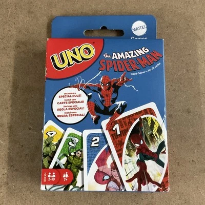 New UNO Amazing Spider-Man Classic Card Game Marvel Mattel (Slight Box Damage) - Image 1 of 2