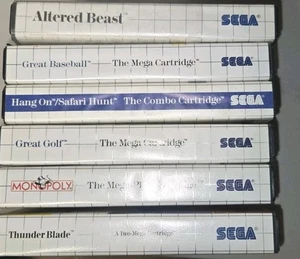 Sega Master System games -Cartridge and Cases -used - Picture 1 of 40