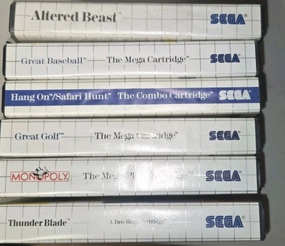Sega Master System games -Cartridge and Cases -used - Image 1 of 2