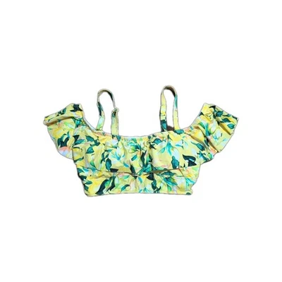 Traje de baño tórrido con hombros descubiertos 2X Top de bikini para mujer más amarillo limón caída Foto 1 de 4