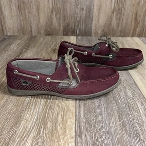 Scarpe da barca Sperry da donna taglia USA 8 Koifish rosso uva top Sider STS81356 basse - Foto 1 di 11