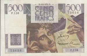 500 Francs - Chateaubriand - 04-09-1952 - Série F.116 - Picture 1 of 2