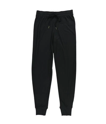 P.J. Salvage Womens Ribbed Pajama Jogger Pants, Black, Small - Image 1 of 2