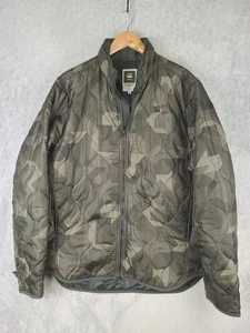 G-Star RAW Jacket Mens 2XL Green Camo Nolker G-13 Quilted Full Zip Overshirt - Picture 1 of 14