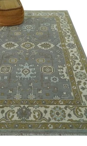Hand Knotted Gray, Beige And Tan Traditional Rug 6x9 ft  | CP33172 - Picture 1 of 10