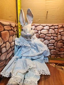 Vintage House of Lloyd Wendy Wabbit Puppe weicher Körper Stoff porzellanähnlicher Kopf - Bild 1 von 20