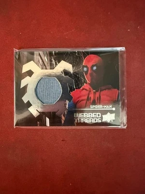 Tarjeta coleccionable Spiderman Homecoming hilos palmeados disfraz armario #WTS1 Foto 1 de 2