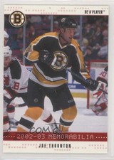 2002-03 ITG Be A Player Memorabilia Ruby /200 Joe Thornton #122