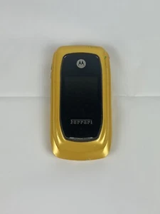 Nextel Motorola i897 Ferrari Flip Cellular Yellow - Picture 1 of 5