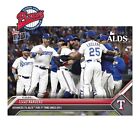 Texas Rangers Advance To ALCS 2023 MLB TOPPS NOW Card 991 In Hand