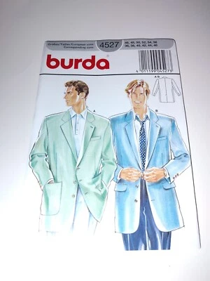 BURDA Pattern 4527 Jacket Size 36-46 UNCUT - Image 1 of 2