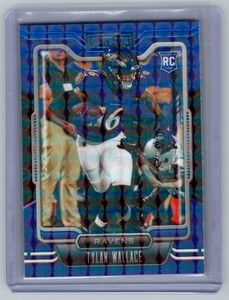 2021 Playbook Football Tylan Wallace Rookie Card RC #136 Mosiac Baltimore Ravens
