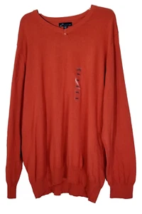 JOHN ASHFORD MENS TERRACOTTA SWEATER MENS SWEATER 2X NEW - Picture 1 of 9