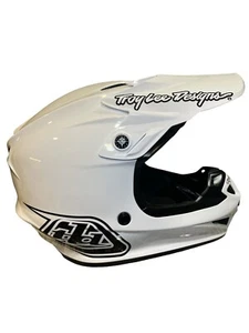 Troy Lee SE4 Polyacrylite Helmet ; Mono White Size XL (NO BOX) - Picture 1 of 4