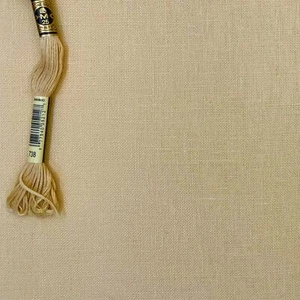 Wichelt Permin 32 conteggi lino arenaria punto croce ricamo macchia tè colore - Foto 1 di 1