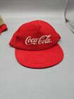 Vintage Coca Cola rot Louisville Druckknopflasche Mütze verstellbare Kappe Kindergröße