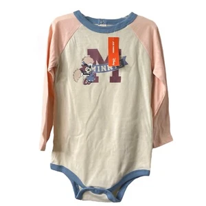 Girl’s Size 3-6 Months One-Piece Joe Fresh X Disney Beige and Pink Infant - Picture 1 of 4