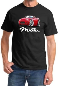 2005-08 Mazda Miata Sports Car Full Color Tshirt NEW FREE SHIP - Picture 1 of 11