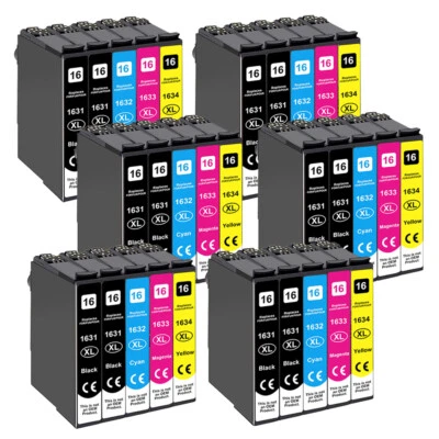 16XL 16 Druckerpatronen für Epson WorkForce WF 2540 2630 2650 2660 2750 2760 DWF - Bild 1 von 4