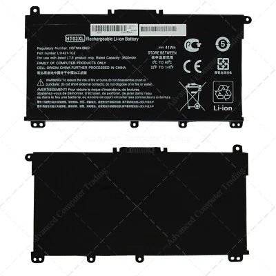 Batería HT03XL para HP Pavilion HP 340 348 G5 L11421-421 L11119-855 11.55V - Imagen 1 de 4
