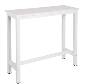 WOLTU Kitchen Bar Table Counter Breakfast Dining Table Coffee Table Metal Legs