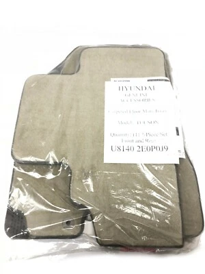NUEVO OEM Hyundai Tucson Juego de 4 alfombrillas beige tostado  Foto 1 de 4