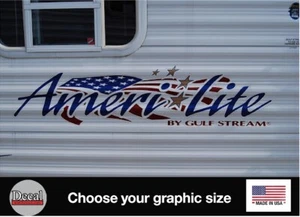 Ameri-Lite Camper logo Graphics Stickers RV Vinyl Sticker Full Color Ameri Lite - Bild 1 von 2