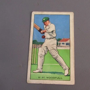 1934 Cricket Champions 2nd Series Card #48 W.M. Woodfull Park Drive Zigaretten - Bild 1 von 2