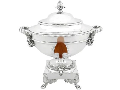 Samovar de plata esterlina de Paul Storr - Estilo Regencia - Antiguo Jorge III 1806 Foto 1 de 4