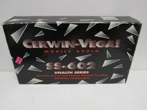 Cerwin Vega Stealth Series Speakers SS-602 Mobile Audio 2 Way 6 1/2 - Picture 1 of 3