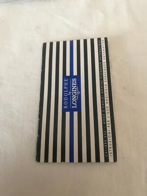 LONGINES RODOLPHE Diver Automatic Cal.633 Booklet Istruzioni NUOVE  - Immagine 1 di 3