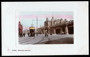 Derby Midland Bahnhof Rapid Postkarte - Bild 1 von 2