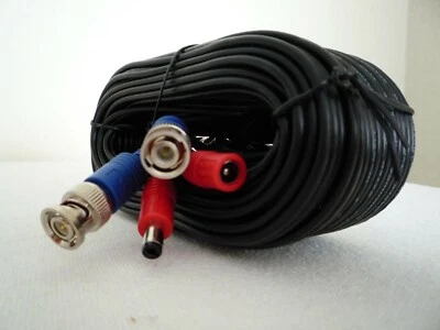 60ft Security Camera Cable BNC Extension Wire for Surveillance DVR System  - Image 1 of 4