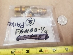 Connettore/connettori fluidi Parker FBMB 8-1/4, lotto di 3 - Foto 1 di 2