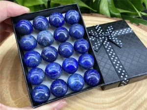 Wholesale!!! 20PCS Natural Lapis Lazuli Jasper Ball Quartz Crystal Sphere 15mm - Picture 1 of 10