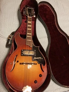 1969 Harmony Batwing Electric Mandolin Sunburst - Picture 1 of 8