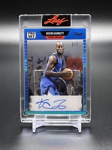 2022 leaf pure kevin garnett autograph 2/7 timberwolves HOF🔥🔥 - Picture 1 of 1