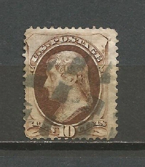 United States US 1873 Sc 161 Jefferson 10 c used - Image 1 of 1