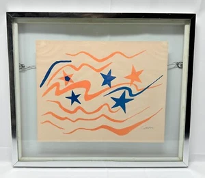 Alexander Calder Flying Colors '76 Stars and Stripes Abstrakte Lithographie Modern - Bild 1 von 6