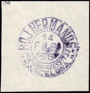 España - Recadero - 1956 - Tampón "Boj Hermanos - Barcelona" - Imagen 1 de 1