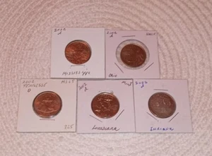 5 US State Quarters (L67P16-20) 5-2002 Uncirculated Quarters see list - Picture 1 of 4