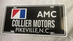 Metal License Plate Collier Motors AMC Seen On American Pickers FREE SHIP-SALE!! - Picture 1 of 4