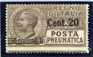 303/ 63 - Effigie cent. 20 su 10 (N. 5) dentell. orizzo - Picture 1 of 1